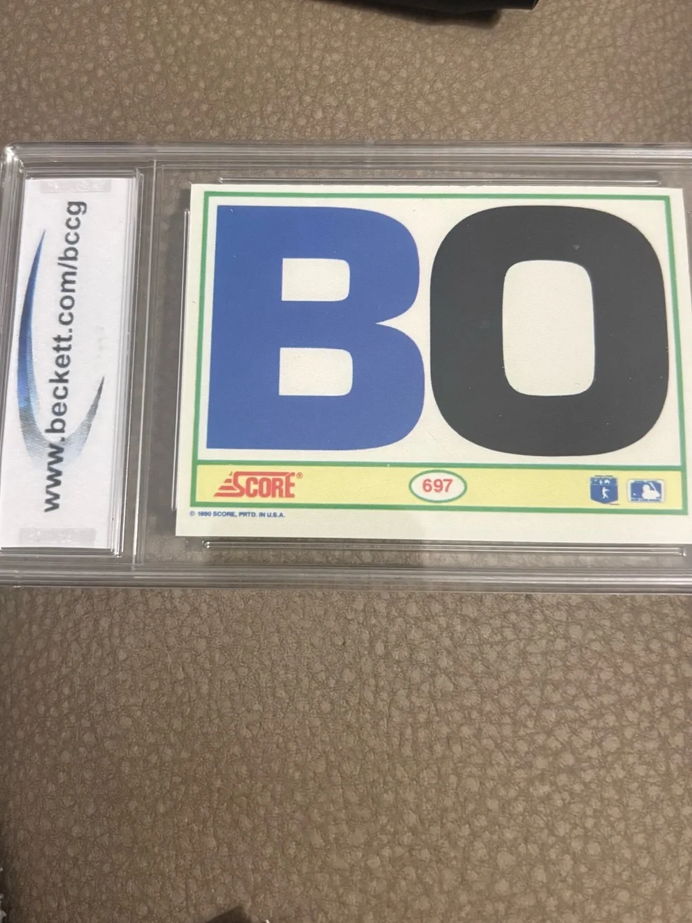 1990 Score Graded "BO KNOWS" famous Card
GEM MINT 10 from Beckett
Offers✅ - Picture 2 of 2